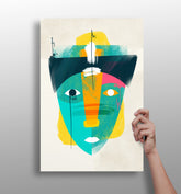 Contemporary Art V2 Aluminum Print.